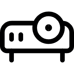 Presentation Projector Icon from Ultimate Regular Set