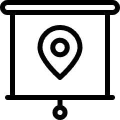 Presentation Projector Screen Pin Icon from Ultimate Light Set