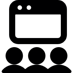 Presentation Screen Icon from Ultimate Bold Set