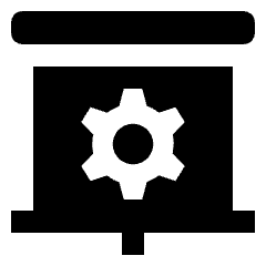 Presentation Setting Icon from Nova Solid Set
