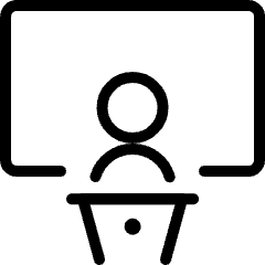 Presentation Speaker Icon from Ultimate Light Set