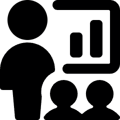 Presentation Statistics Icon from Ultimate Bold Set