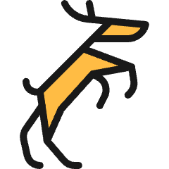 Primitive Symbols Animal Icon from Ultimate Colors Set