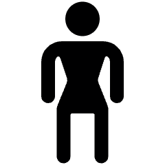 Primitive Symbols Woman 1 Icon from Ultimate Bold Set