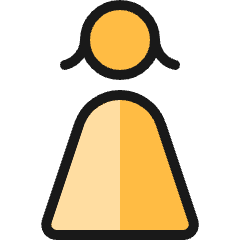 Primitive Symbols Woman Icon from Ultimate Colors Set