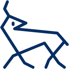 Primitive Sign Deer 2 Icon from Cyber Line Set