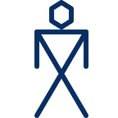 Primitive Sign Human 1 Icon from Cyber Line Set