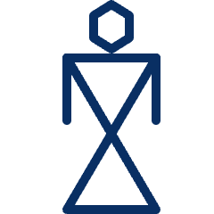 Primitive Sign Human 2 Icon from Cyber Line Set