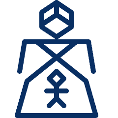 Primitive Sign Human 4 Icon from Cyber Line Set