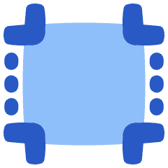 Color Registration Icon from Plump Flat Set