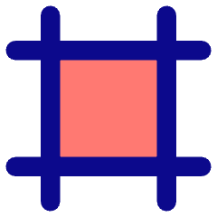 Crop Marks Icon from Core Pop Set
