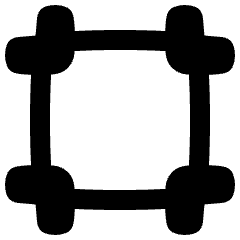 Crop Marks Icon from Plump Remix Set