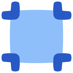 Crop Marks Icon from Plump Flat Set