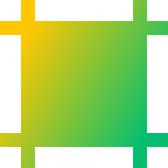 Crop Marks Icon from Sharp Gradient Set