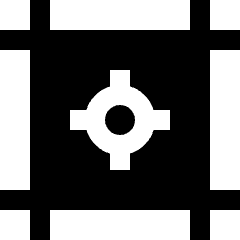 Registration Marks Icon from Sharp Solid Set