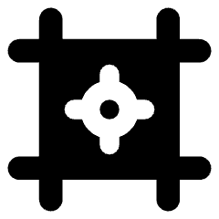 Registration Marks Icon from Core Solid Set