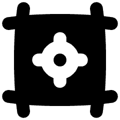 Registration Marks Icon from Flex Solid Set
