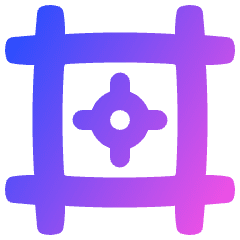 Registration Marks Icon from Plump Gradient Set