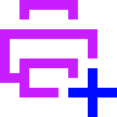 Print Add Printer Icon from Sharp Neon Set