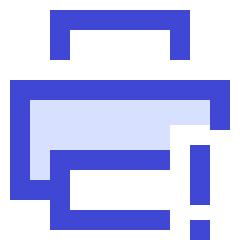 Print Error Icon from Sharp Duo Set