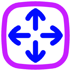 Print Fit To Page Icon from Flex Neon Set