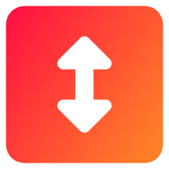 Print Fit Vertical Icon from Core Gradient Set