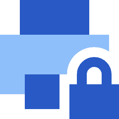 Print Lock Icon from Sharp Flat Set