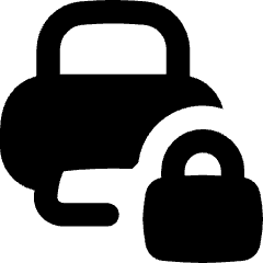 Print Lock Icon from Flex Remix Set