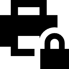 Print Lock Icon from Sharp Remix Set