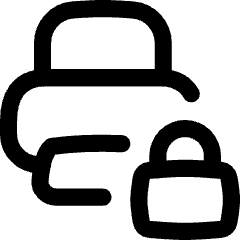 Print Lock Icon from Flex Line Set