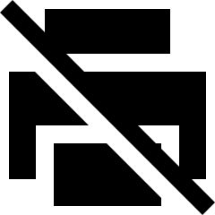 Print Off Disabled Icon from Sharp Solid Set