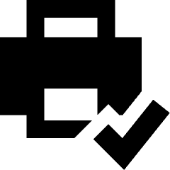 Print Printer Connected Icon from Sharp Remix Set