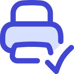 Print Printer Connected Icon from Flex Duo Set