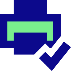 Print Printer Connected Icon from Sharp Pop Set