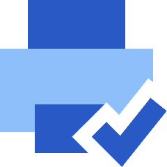Print Printer Connected Icon from Sharp Flat Set