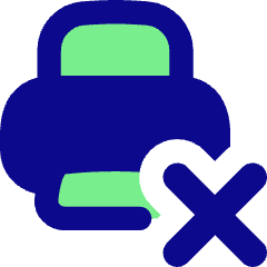 Print Printer Disconnected Icon from Flex Pop Set