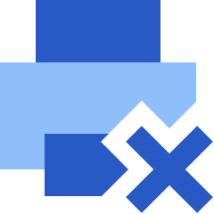 Print Printer Disconnected Icon from Sharp Flat Set