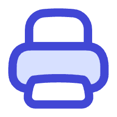Print Printer Solo Icon from Flex Duo Set