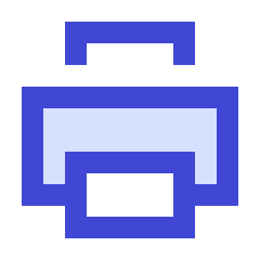 Print Printer Solo Icon from Sharp Duo Set
