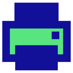 Printer Icon from Sharp Pop Set