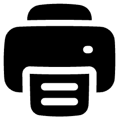 Printer Icon from Plump Solid Set