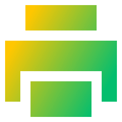 Printer Icon from Sharp Gradient Set