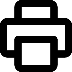 Printer Icon from Micro Line Set