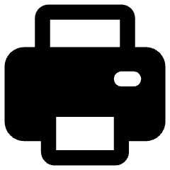 Printer Icon from Core Remix Set