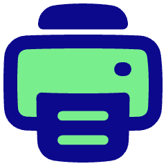 Printer Icon from Plump Pop Set