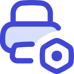 Printer Maintenance Nut Icon from Flex Duo Set