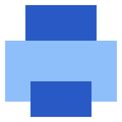 Printer Icon from Sharp Flat Set