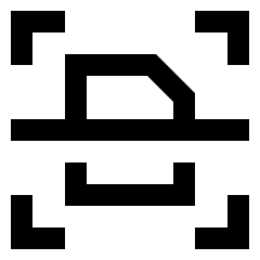 Scan Document Icon from Sharp Line Set