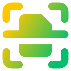 Scan Document Icon from Core Gradient Set