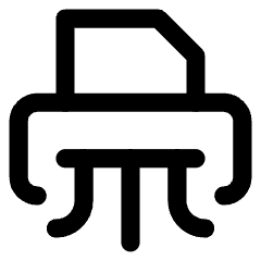 Shredder Icon from Core Line Set